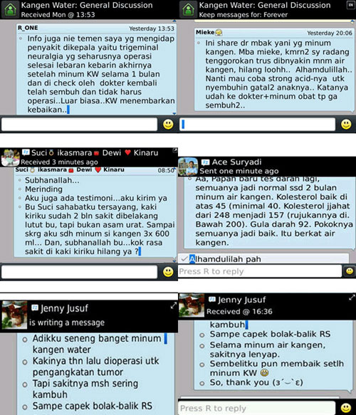 testimoni air kangen