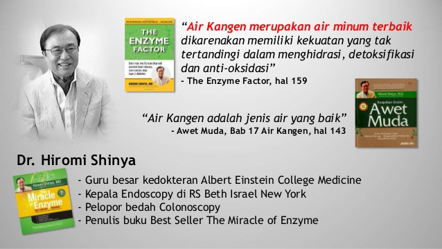 hiromi shinya kanker usus kangen water